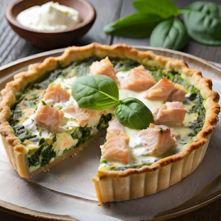 Quiche s lososem