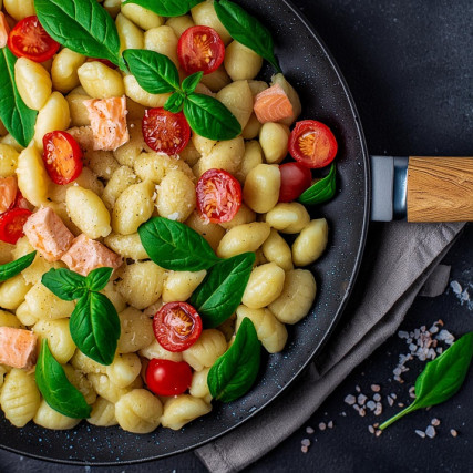 Gnocchi s lososem