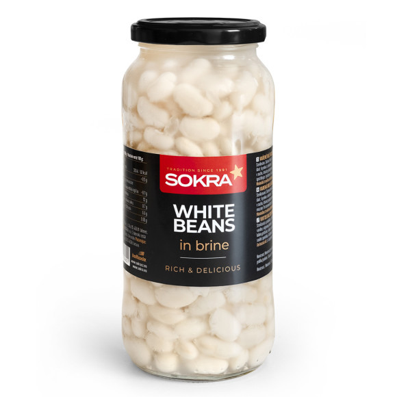 Bílé fazole v mírně slaném nálevu 540g