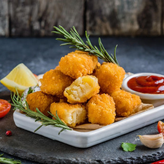 Křupavé rybí nugetky ze Sairy